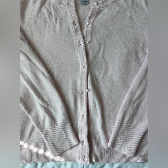 Mercer Street Small Baby pink Pearl Button Soft Cardigan Sweater Macys - Picture 5 of 5